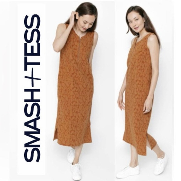 Smash + Tess Coffee Date Midi Sheath Dress (M) - Picture 5 of 11
